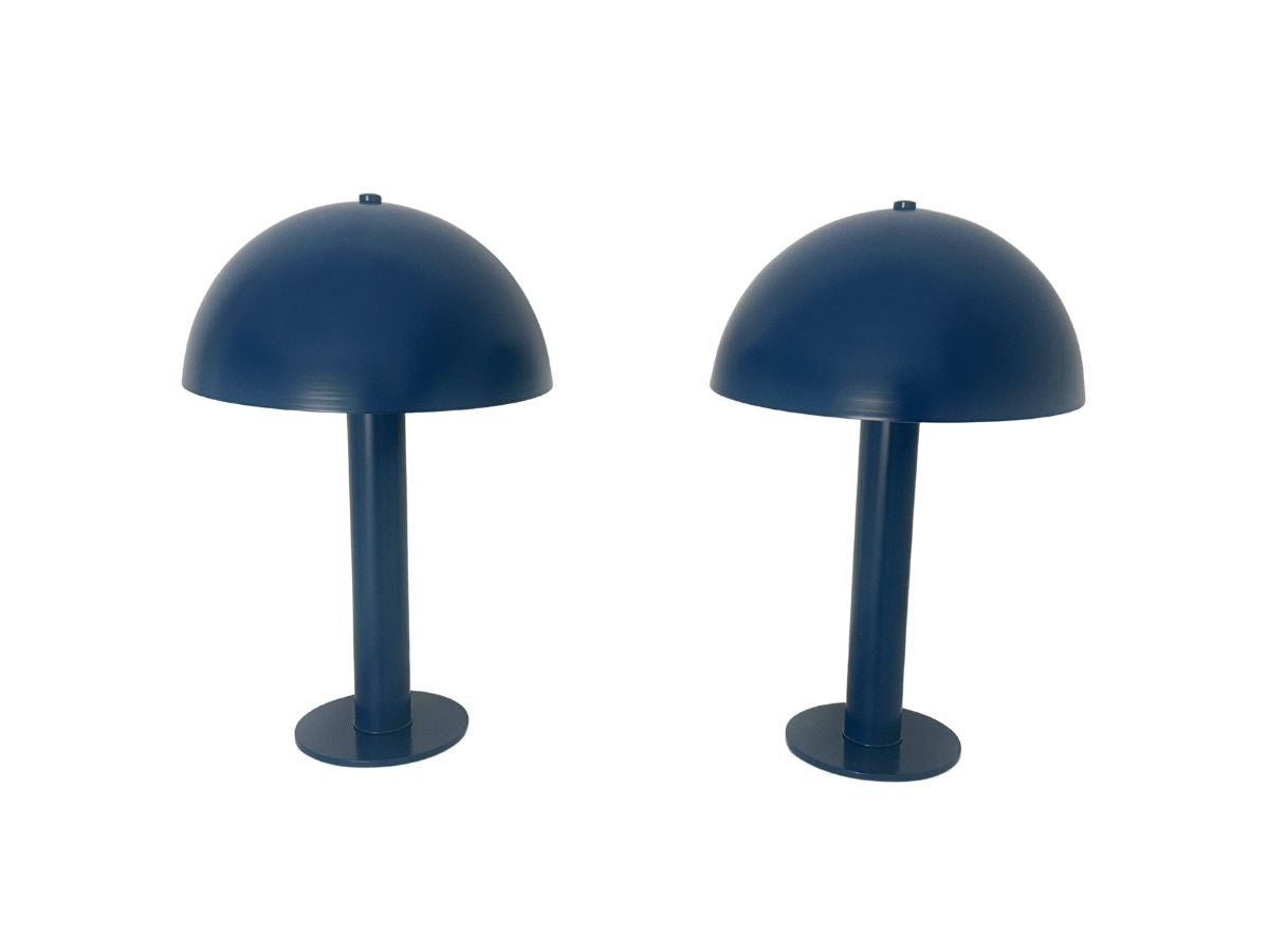 Modern Minimalist Mushroom Table Lamps, Pair