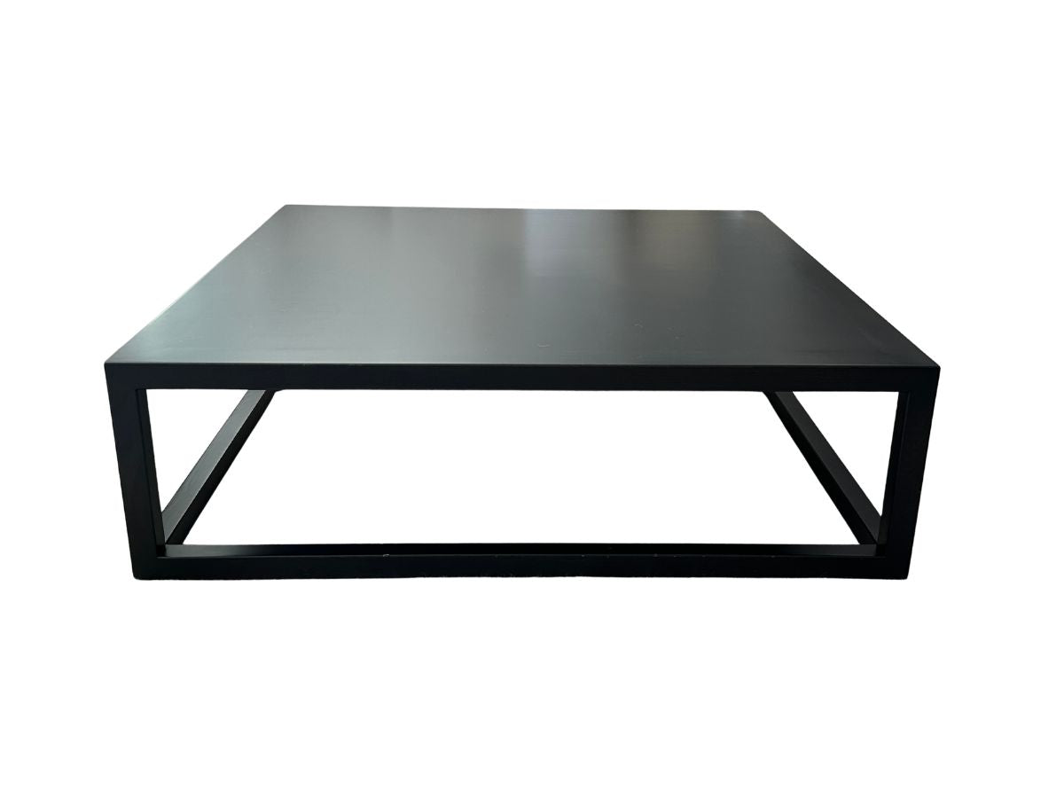 Dark Stained Wood Coffee Table