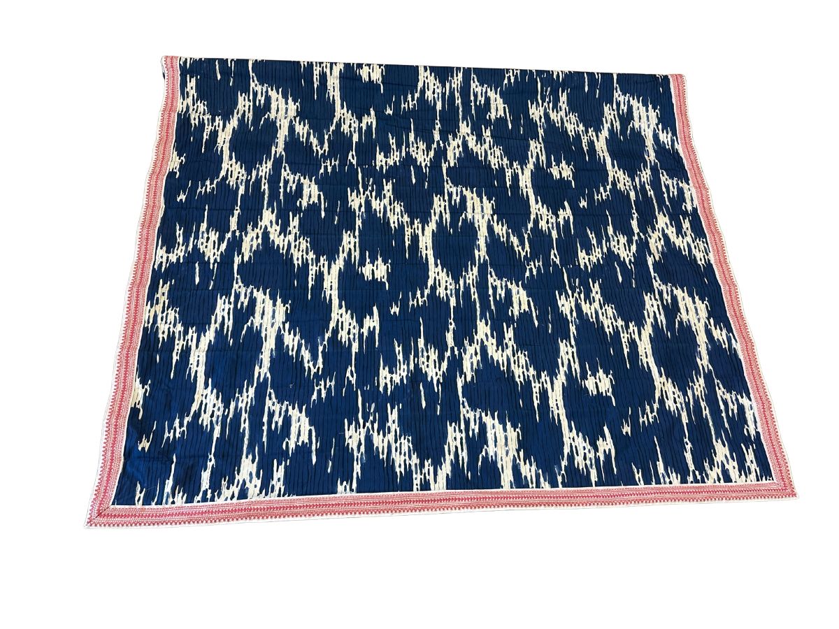 Thibaut Maverick Navy Roman Shade, 79in x 66in