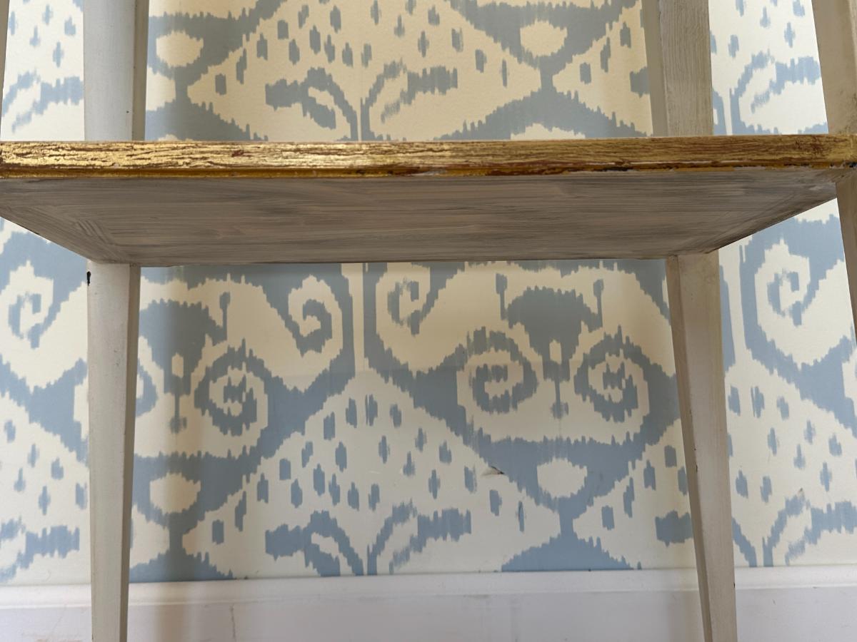 Light Blue Painted Swedish Telephone Table