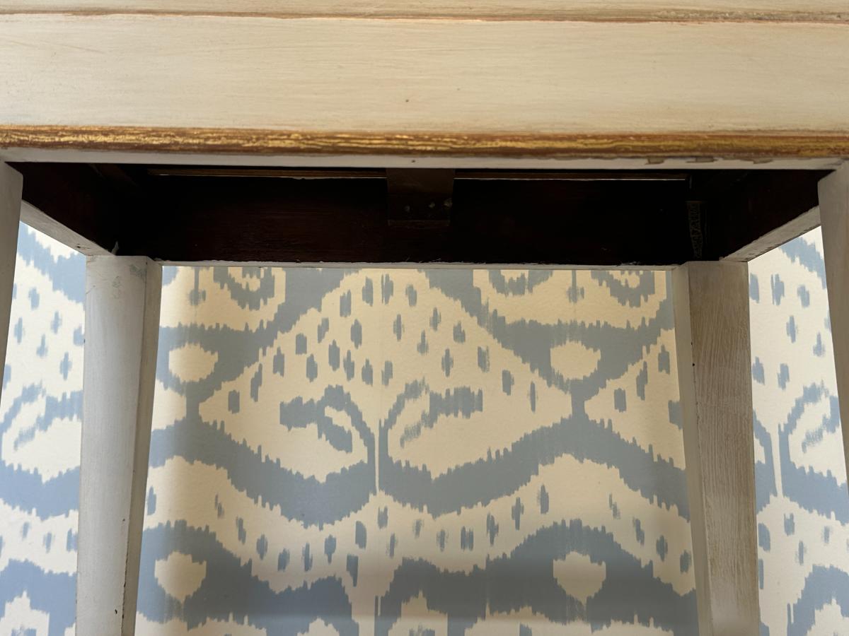 Light Blue Painted Swedish Telephone Table