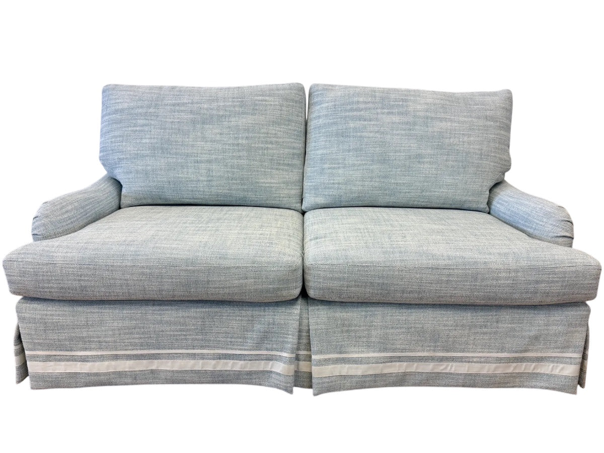 Lee Industries Custom Loveseat with Trimmed Skirt