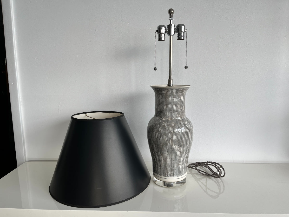 Christopher Spitzmiller Textured Pattern Prototype Table Lamp