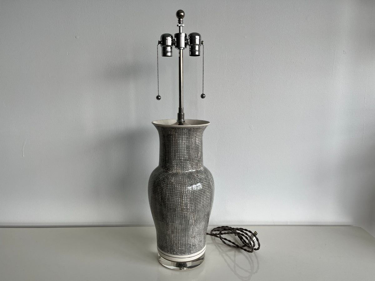 Christopher Spitzmiller Textured Pattern Prototype Table Lamp