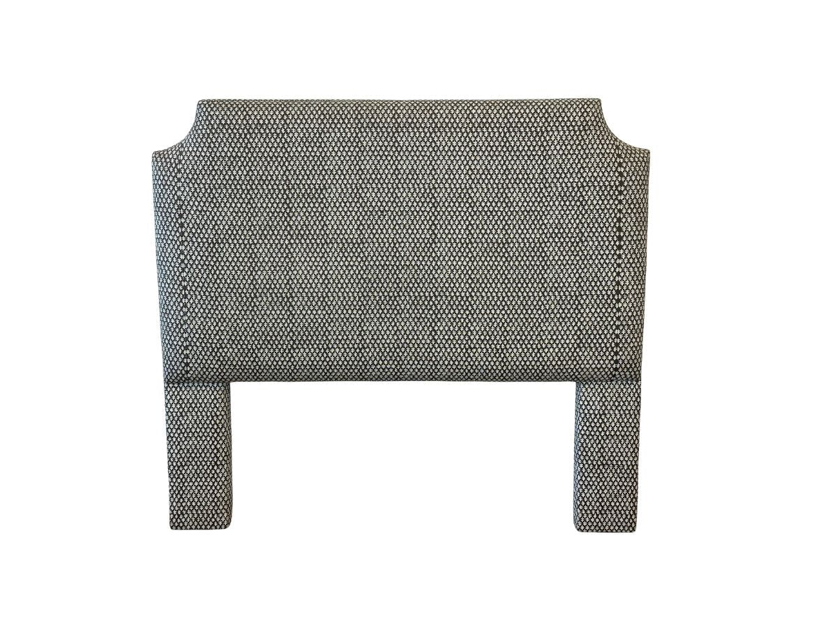 Sister Parish Burma Upholstered Queen Headboard & Coordinating Bedskirt