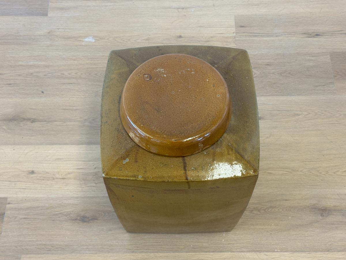 Large Glazed Ceramic Urn