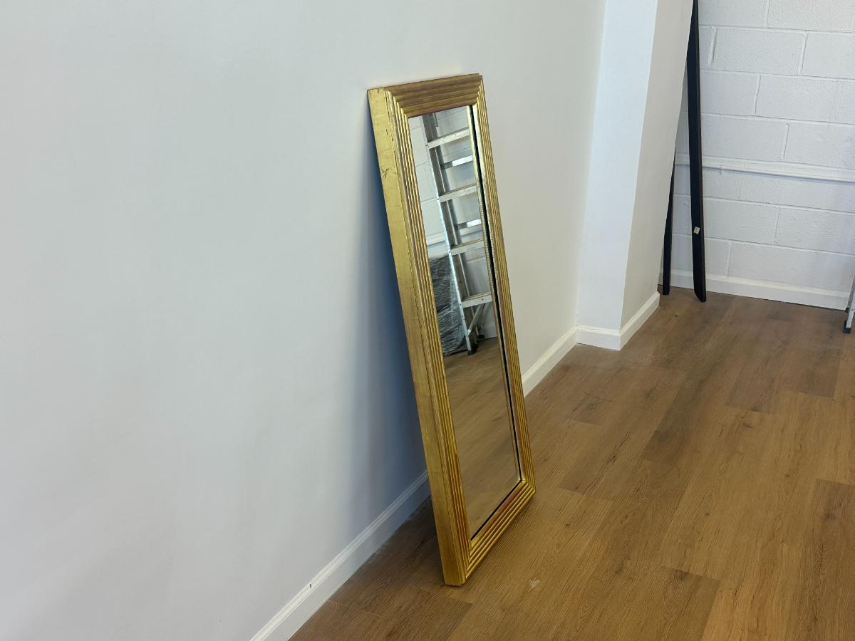 Custom Rectangular Giltwood Mirror