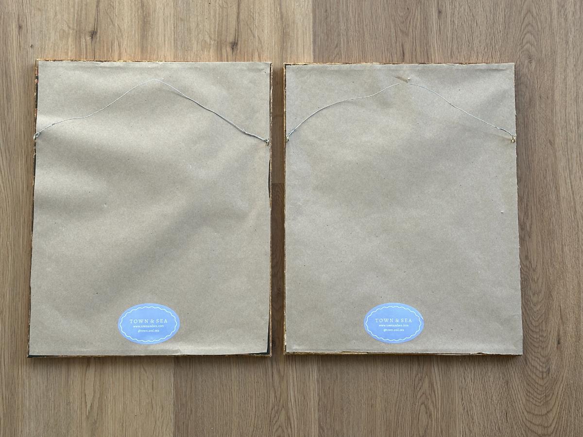 Antique Egg Prints, Framed