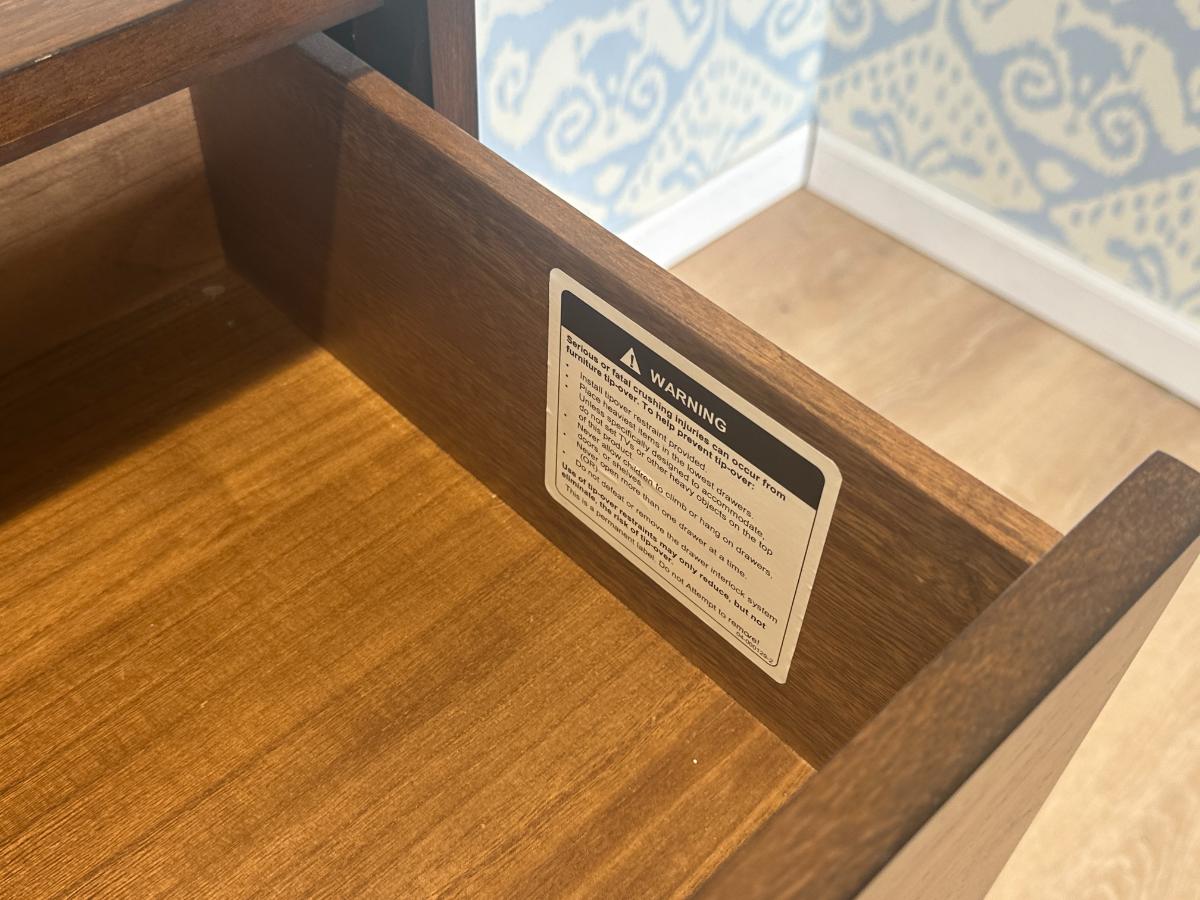 West Elm Benson 3 Drawer Dresser or Side Table