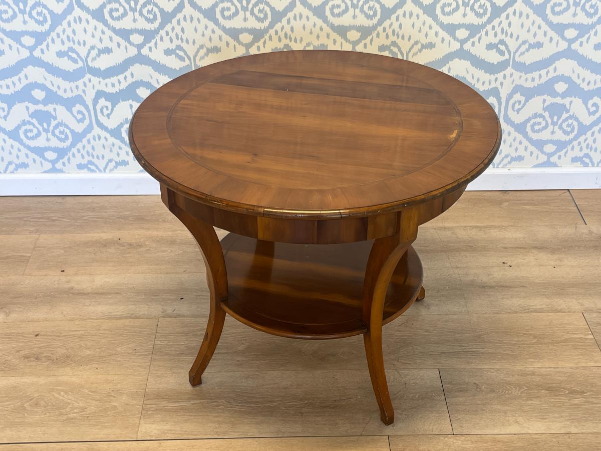 Alfonso Marina Regency Legrand Circular Lamp Table