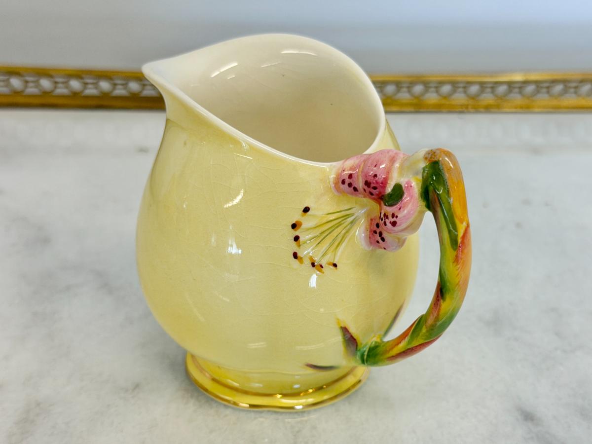 Vintage Royal Winton Tiger Lily Breakfast Tea Set, Incl. Berry Bowls, Tea Cups & Saucers