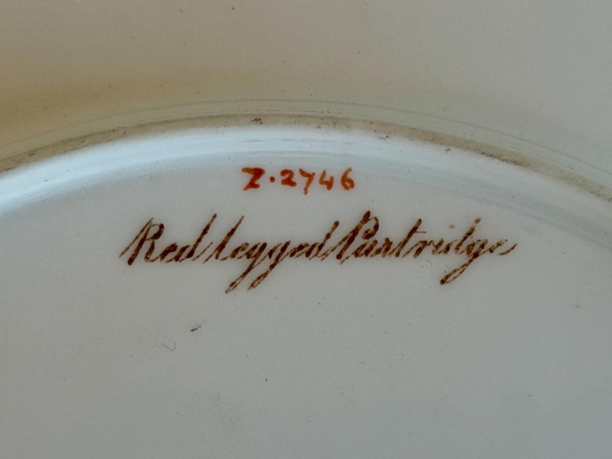 Limoges Hand Painted Cabinet Plates Made for Tiffany & Co. , Set of 4