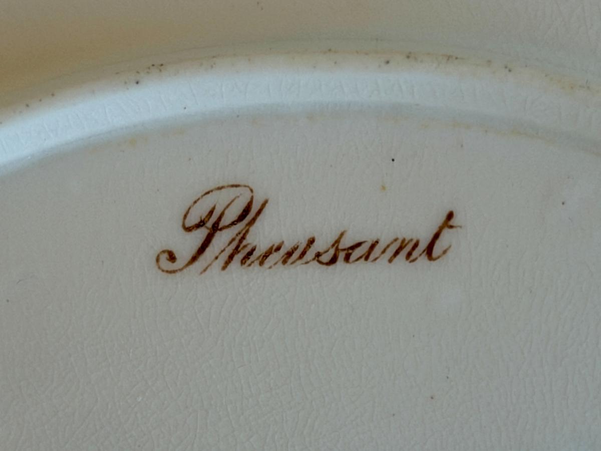 Limoges Hand Painted Cabinet Plates Made for Tiffany & Co. , Set of 4