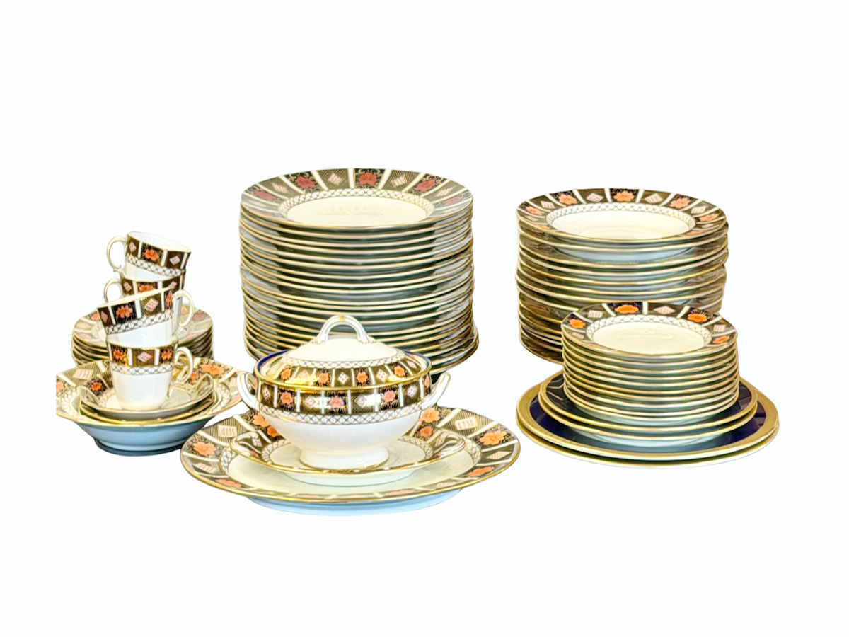 Collection of Royal Crown Derby Border Imari China