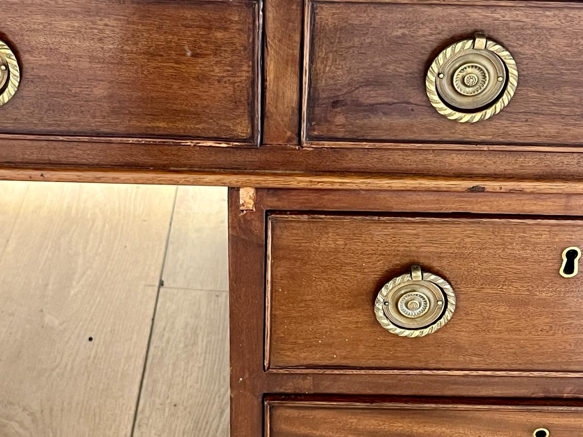 19th Century English Mahogany Partner's Desk