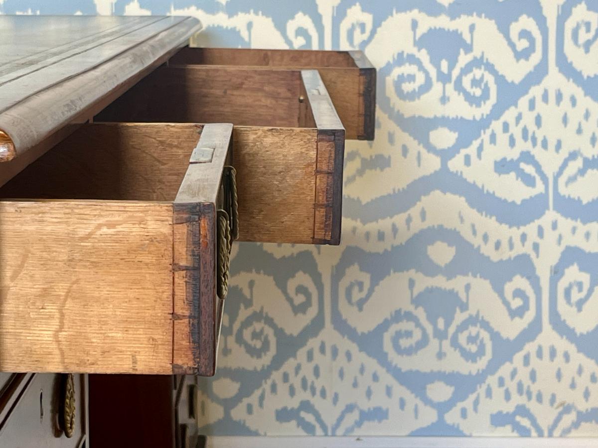 19th Century English Mahogany Partner's Desk