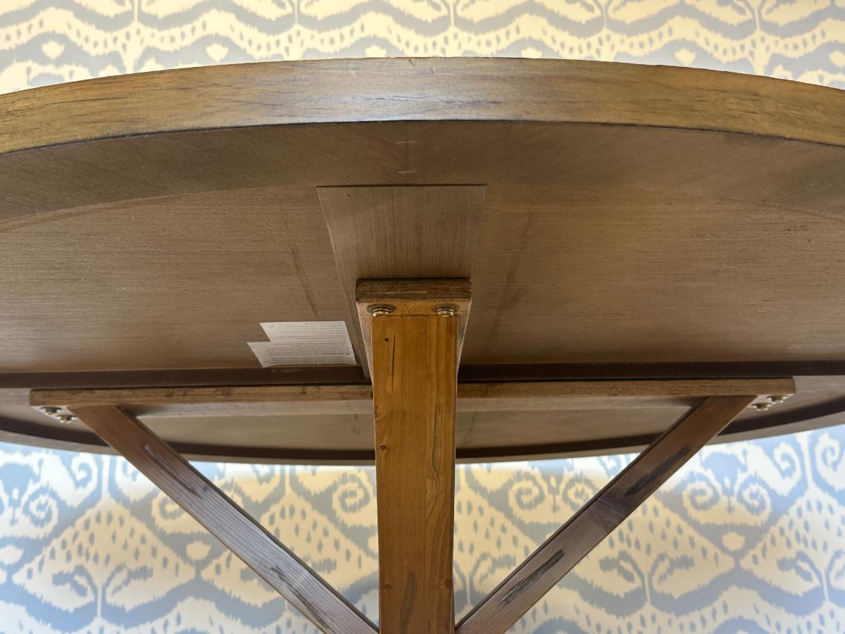 Round Coastal Dining Table