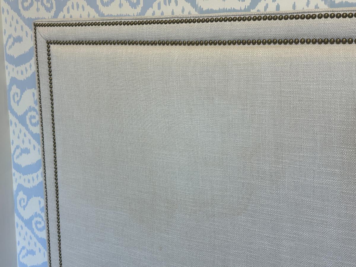 Mitchell Gold Bob Williams Upholstered King Bed with Nailhead Detail