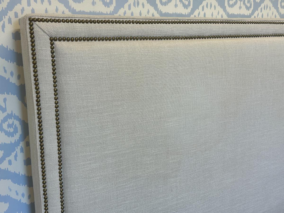 Mitchell Gold Bob Williams Upholstered King Bed with Nailhead Detail