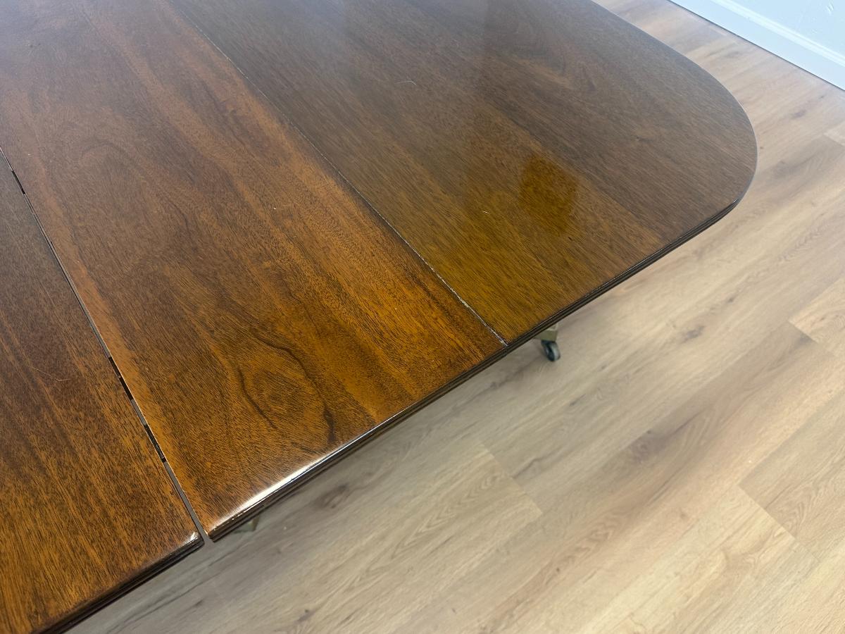 Antique Mahogany Double Pedestal Dining Table