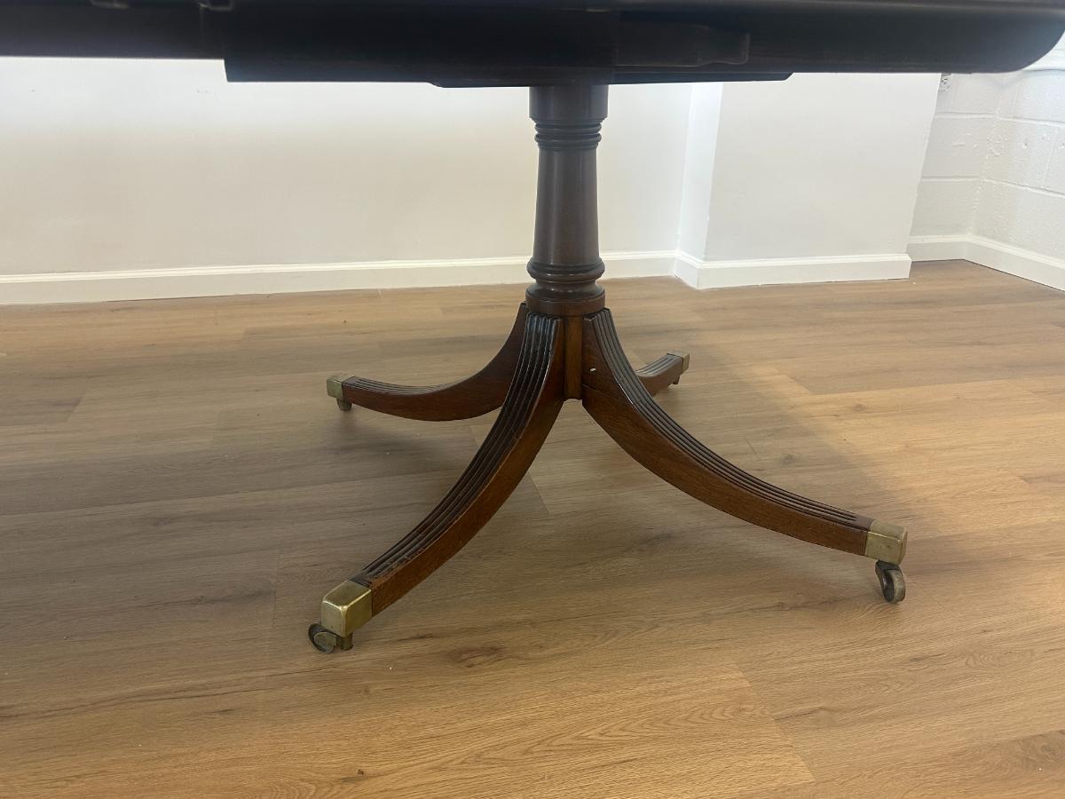 Antique Mahogany Double Pedestal Dining Table