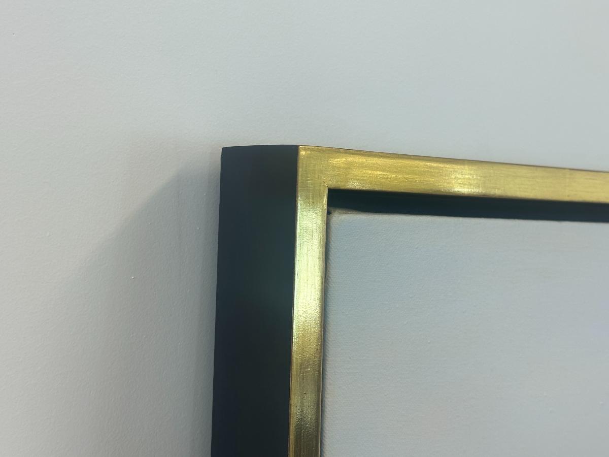 Framed Blue Heron Dutch Touch Art Oil Painting