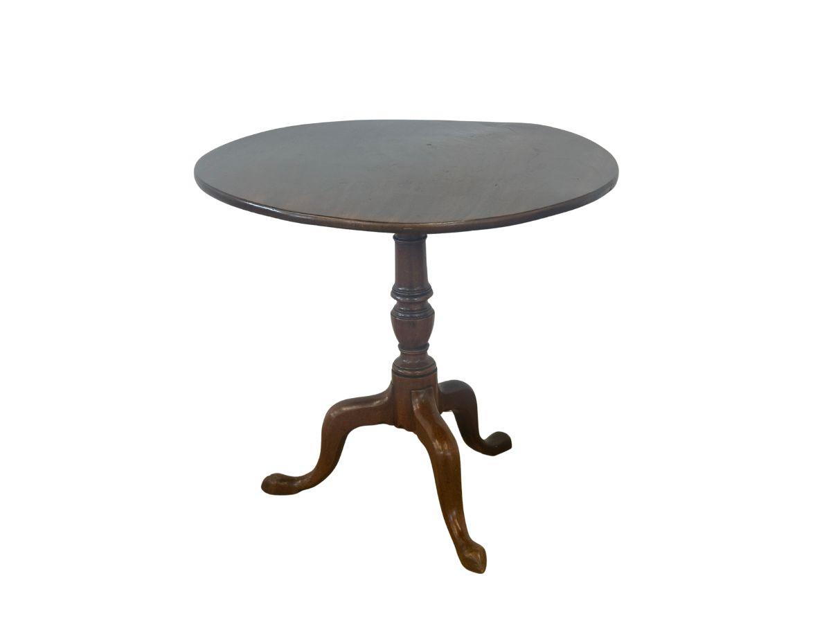 Antique Mahogany Tilt Top Tea Table