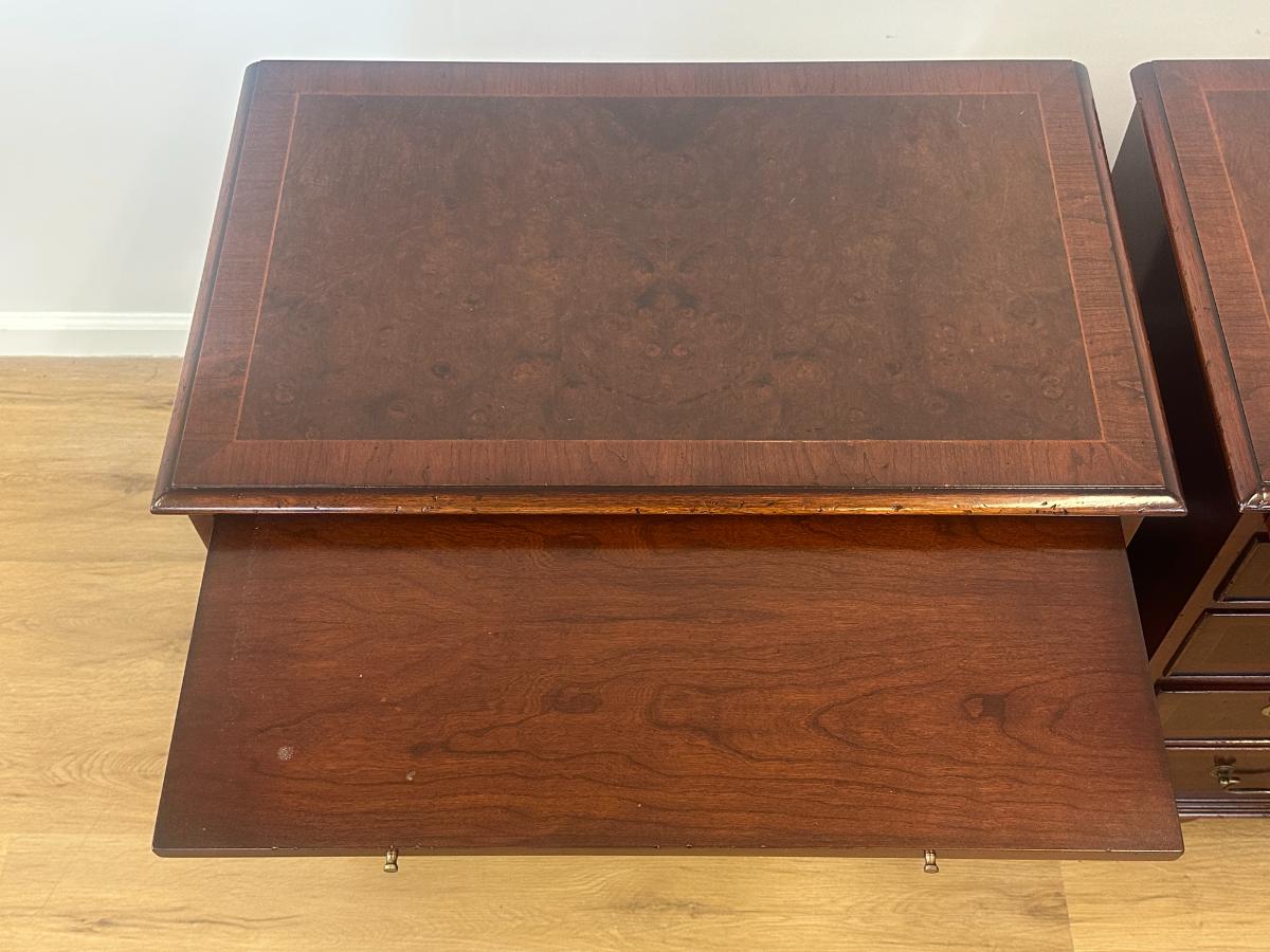 Chippendale Bachelor's Chests with Drawers, Pair