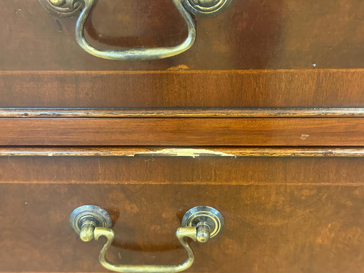 Chippendale Bachelor's Chests with Drawers, Pair