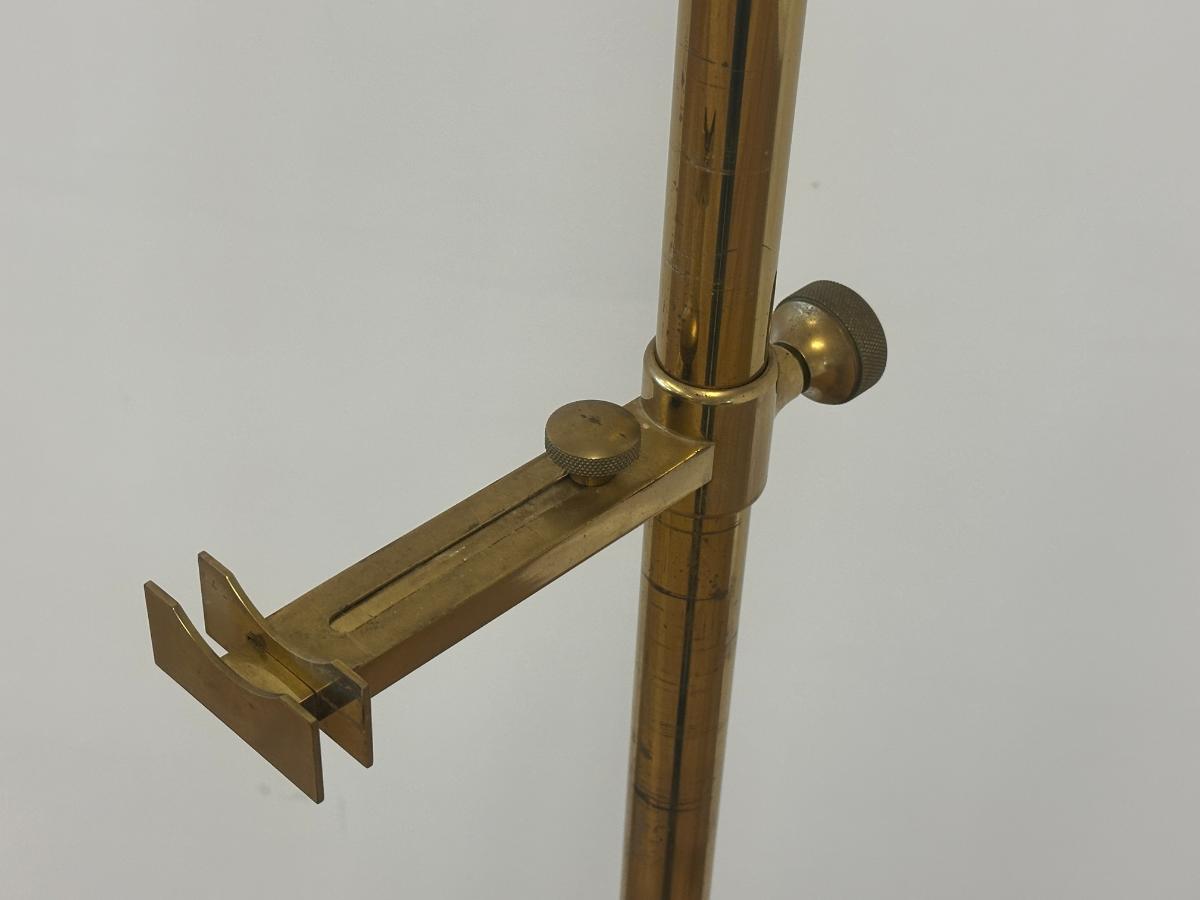Post War Italian Illuminated Brass Floor Easel