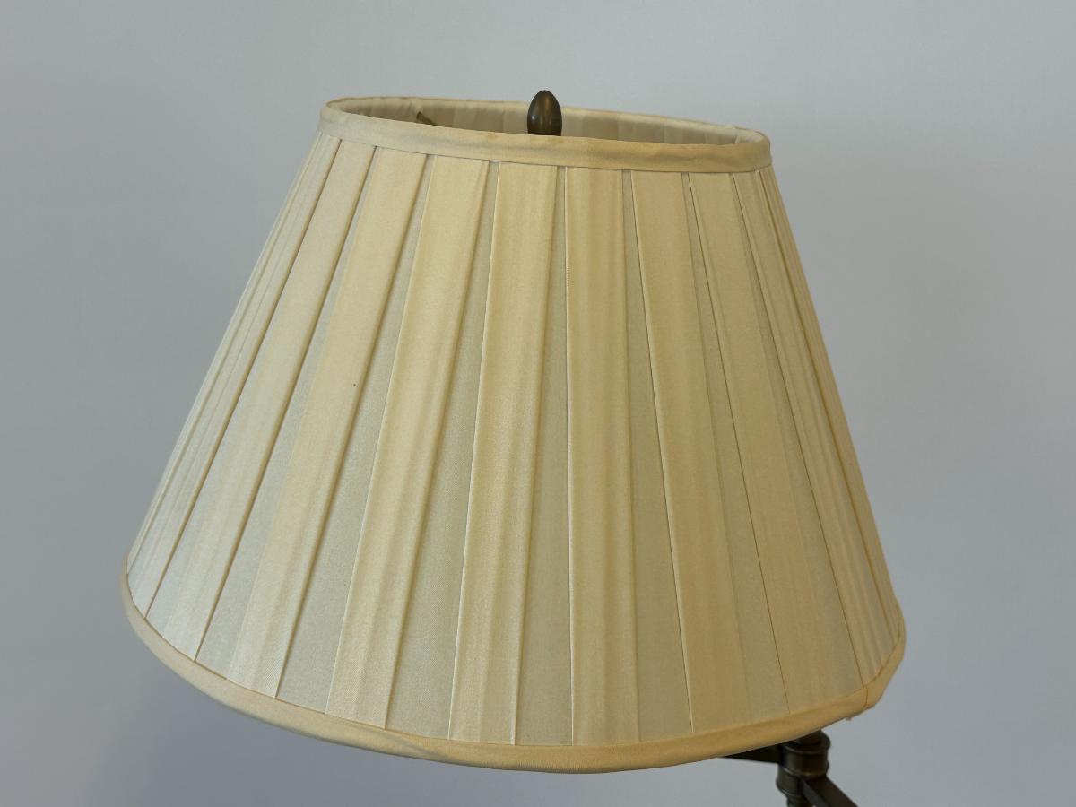 Brass Swing Arm Floor Lamp from Gracious Home