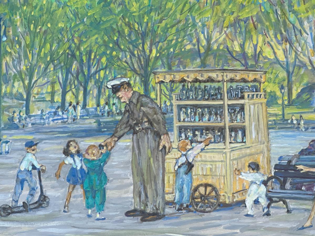 Henry Ives Cobb Framed Watercolor, Signed