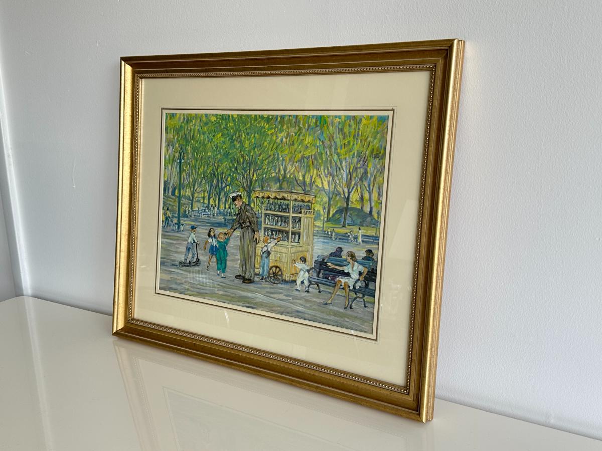 Henry Ives Cobb Framed Watercolor, Signed