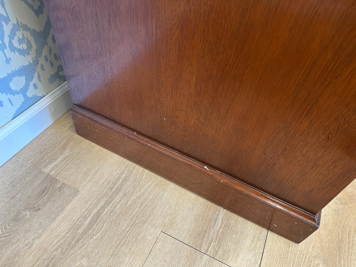 Kennedy of Ipswich Campaign Style Filing Cabinet with Brass & Leather Detail