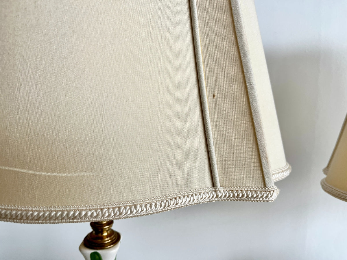 Elephant Lamps with Chelsea House Shades, Pair