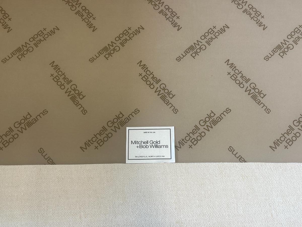 Mitchell Gold Bob Williams Ivory Sectional, 2 Pieces