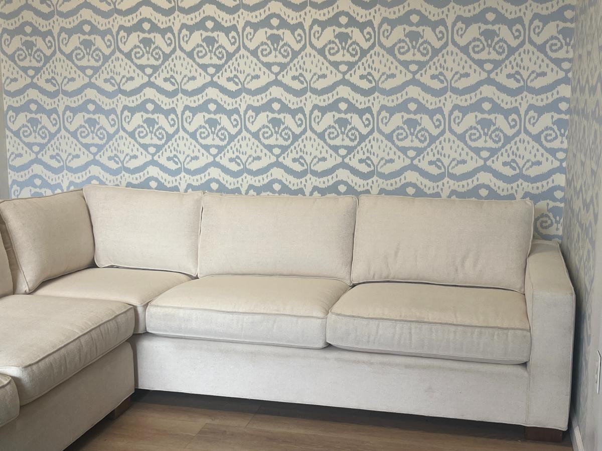 Mitchell Gold Bob Williams Ivory Sectional, 2 Pieces