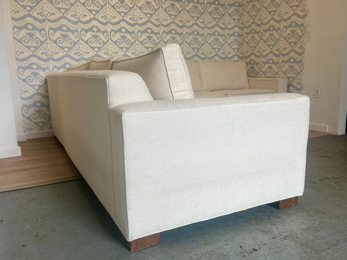 Mitchell Gold Bob Williams Ivory Sectional, 2 Pieces