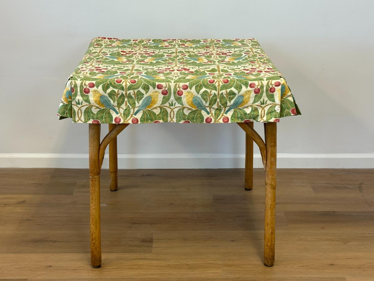 Vintage Florida Flip Top Game Table and Set of Four Chairs