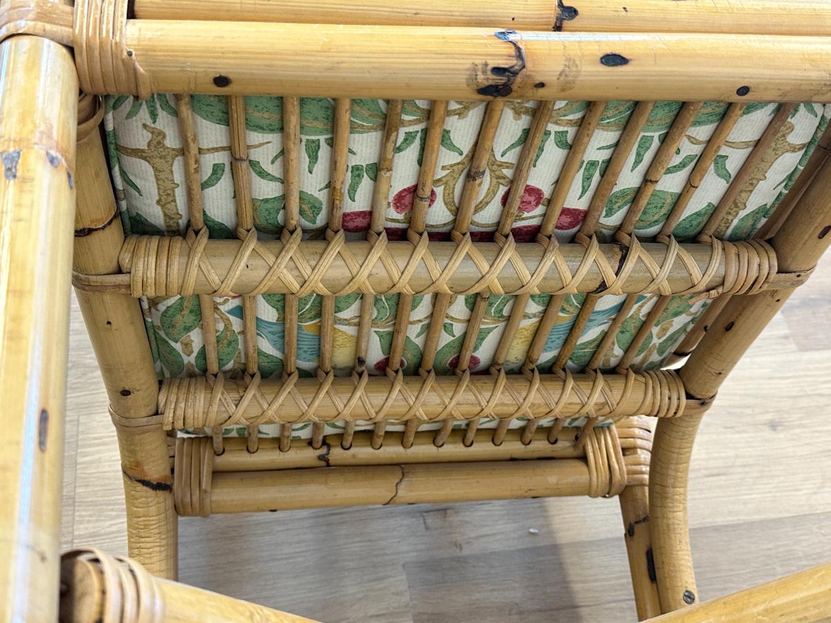 Vintage Florida Flip Top Game Table and Set of Four Chairs