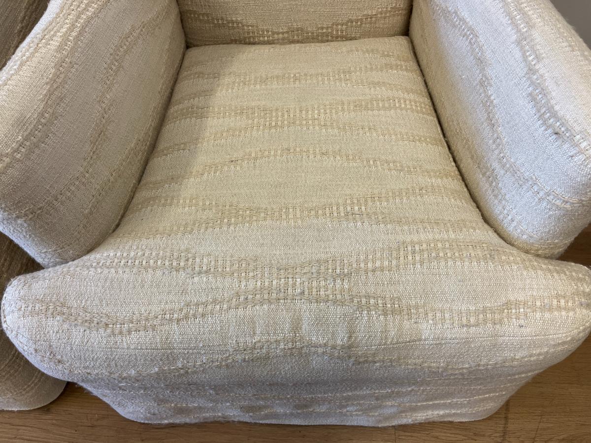 Custom Upholstered Kathy Ireland Club Chairs