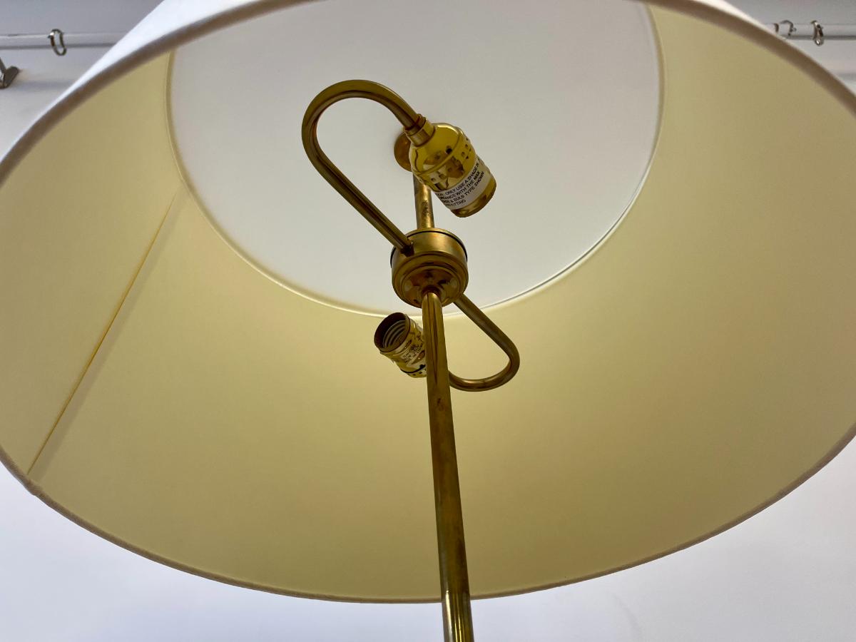 Vaughan Ellington Brass Floor Lamp