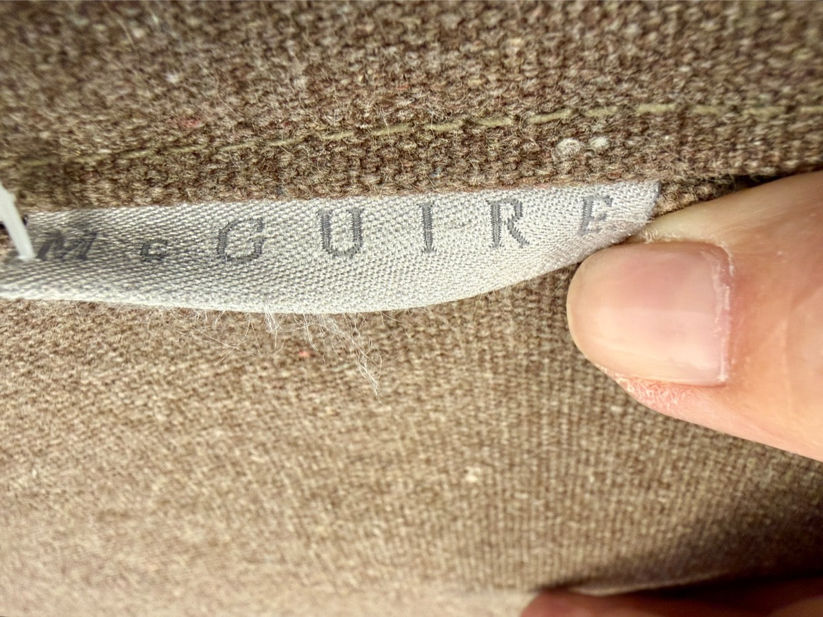 McGuire Woven Shelter Stools, Set of Three