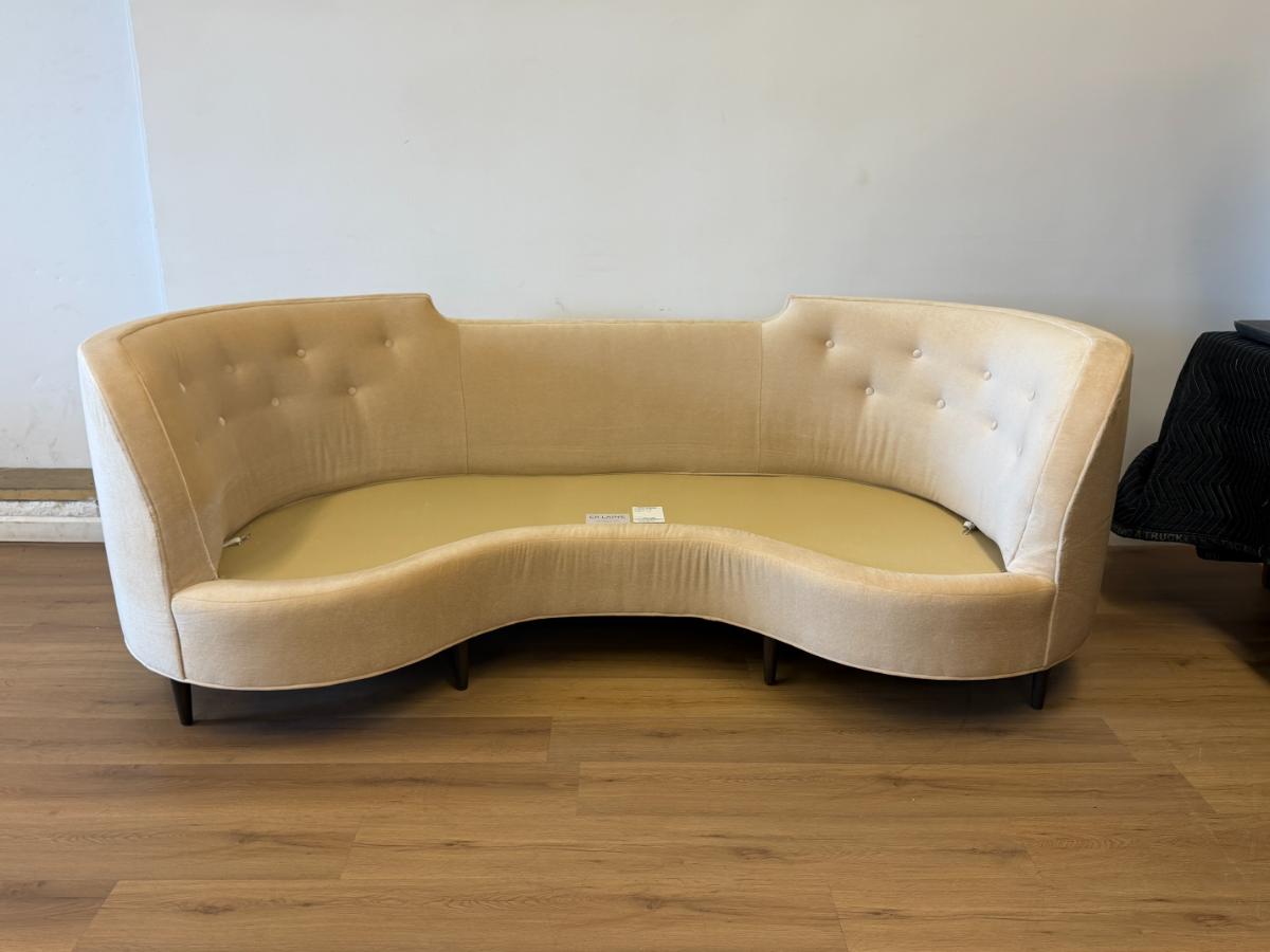 CR Laine Gigi Sofa in Silk Mohair