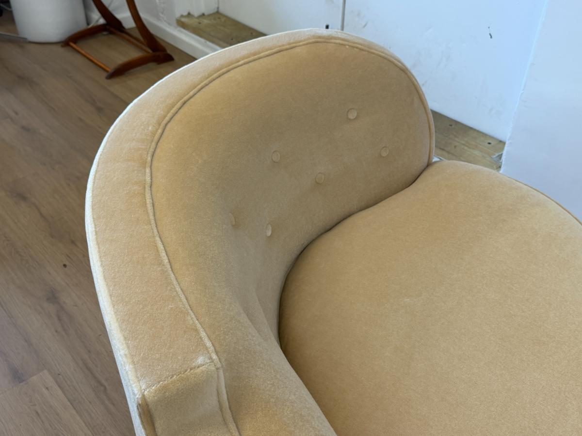 CR Laine Gigi Sofa in Silk Mohair