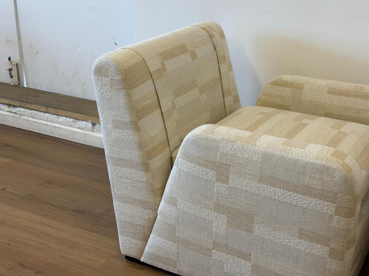 Vanguard Thom Filicia Colvin Arm Chairs, Pair