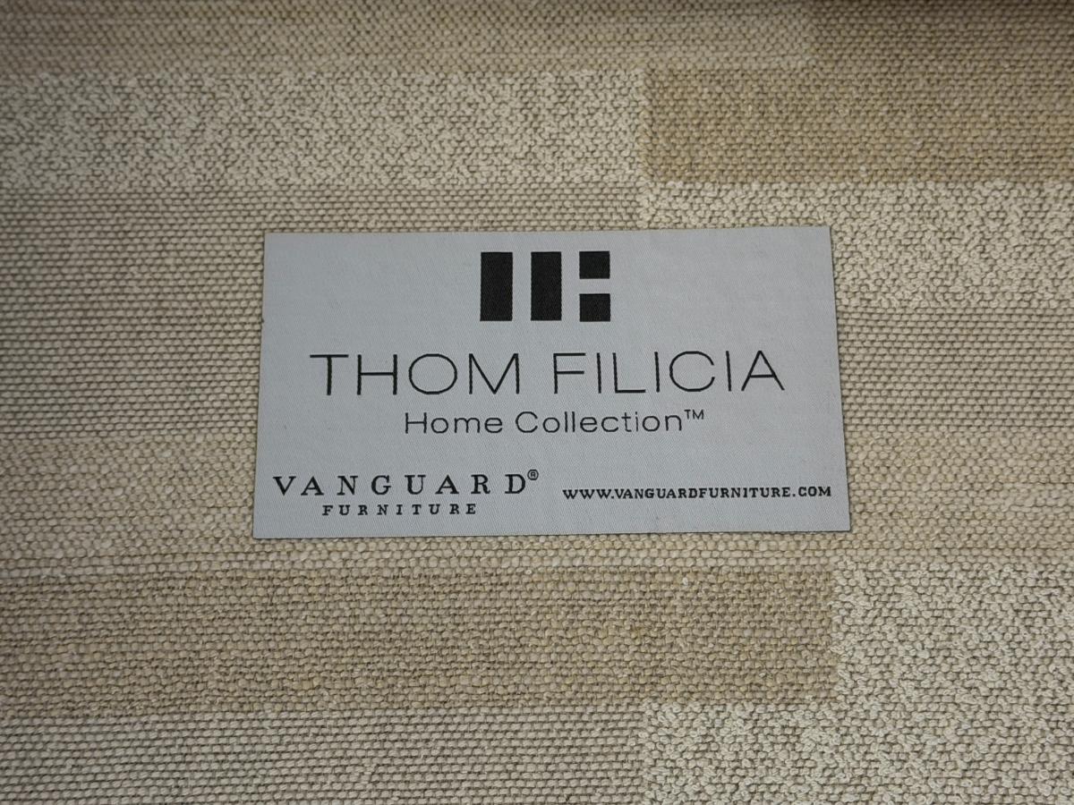 Vanguard Thom Filicia Colvin Arm Chairs, Pair