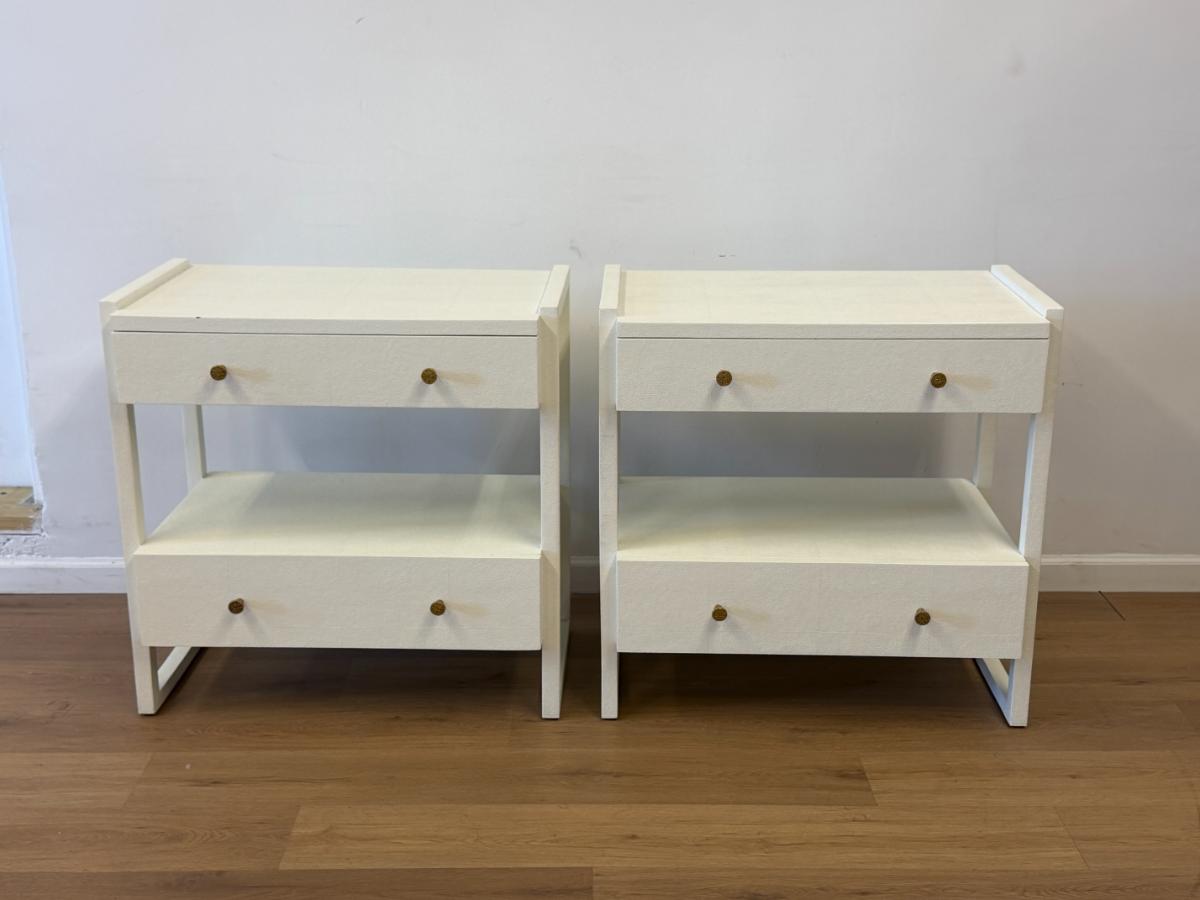 Made Goods Carrigan Double Nightstands, Pair