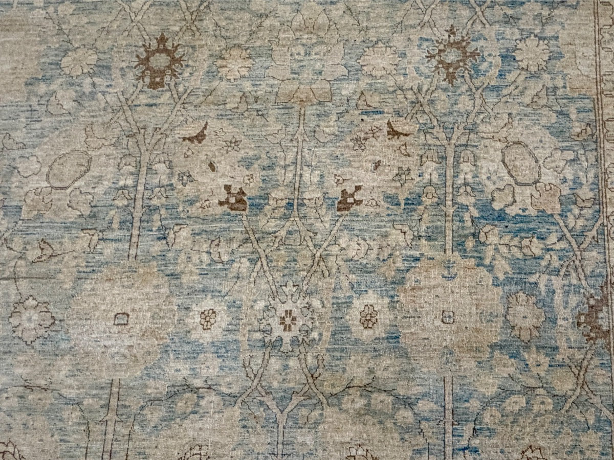 Hand Knotted Wool Oushak Rug 12′ x 17′