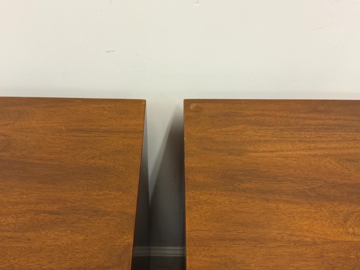Specialty Woodcraft Inc. Mid Century Modern Nightstands, Pair